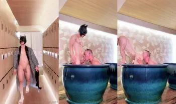 ONLYFANS LUCAS x SEACHAN BIG COCK ONSEN 2