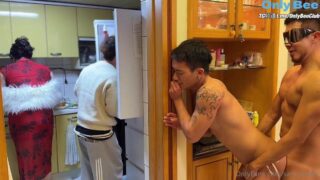 My brother seduced the new daddy to fuck him and