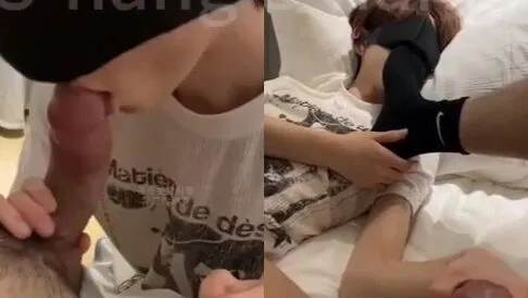 S-hang-cute little milk dog facial cumshot